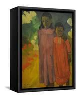 Piti Teina, 1892-Paul Gauguin-Framed Stretched Canvas