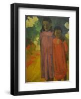 Piti Teina, 1892-Paul Gauguin-Framed Giclee Print