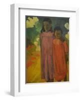 Piti Teina, 1892-Paul Gauguin-Framed Giclee Print