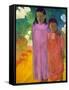 Piti Tiena, (Two Sister), 1892-Paul Gauguin-Framed Stretched Canvas