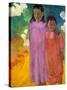 Piti Tiena, (Two Sister), 1892-Paul Gauguin-Stretched Canvas