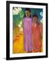 Piti Tiena, (Two Sister), 1892-Paul Gauguin-Framed Giclee Print