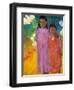 Piti Tiena, (Two Sister), 1892-Paul Gauguin-Framed Giclee Print