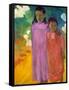 Piti Tiena, (Two Sister), 1892-Paul Gauguin-Framed Stretched Canvas