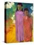 Piti Tiena, (Two Sister), 1892-Paul Gauguin-Stretched Canvas