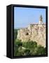 Pitigliano, Grosseto, Tuscany, Italy, Europe-Tondini Nico-Framed Stretched Canvas