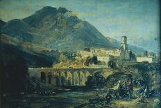 The Bridge and the Church of St Francis in Cava-Pitloo Anton Sminck-Giclee Print