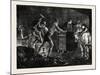 Pitmen Hewing the Coal in a Mine, 1871-null-Mounted Giclee Print