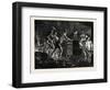 Pitmen Hewing the Coal in a Mine, 1871-null-Framed Giclee Print