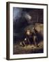 Pitmen Playing at Quoits-Henry Perlee Parker-Framed Giclee Print