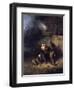 Pitmen Playing at Quoits-Henry Perlee Parker-Framed Giclee Print