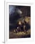 Pitmen Playing at Quoits-Henry Perlee Parker-Framed Giclee Print