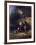 Pitmen Playing at Quoits-Henry Perlee Parker-Framed Giclee Print