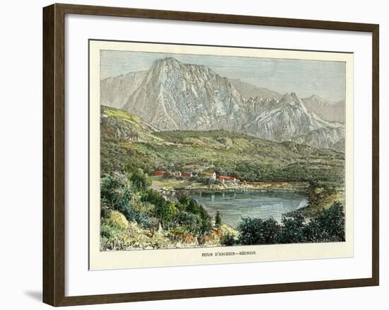 Piton D' Enchein, Reunion, C1880-Taylor-Framed Giclee Print