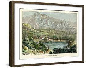 Piton D' Enchein, Reunion, C1880-Taylor-Framed Giclee Print