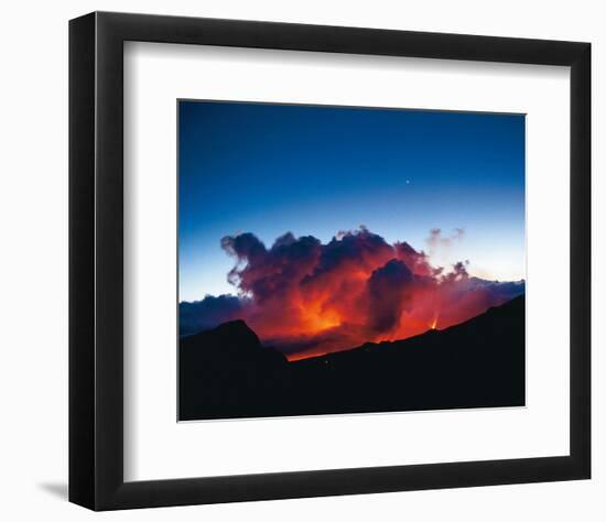 Piton de la Fournaise Reunion-null-Framed Art Print