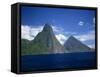 Pitons, St. Lucia, Windward Islands, West Indies, Caribbean, Central America-Harding Robert-Framed Stretched Canvas