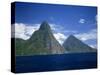 Pitons, St. Lucia, Windward Islands, West Indies, Caribbean, Central America-Harding Robert-Stretched Canvas