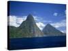 Pitons, St. Lucia, Windward Islands, West Indies, Caribbean, Central America-Harding Robert-Stretched Canvas