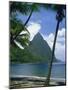 Pitons, St. Lucia, Windward Islands, West Indies, Caribbean, Central America-Harding Robert-Mounted Photographic Print