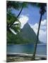 Pitons, St. Lucia, Windward Islands, West Indies, Caribbean, Central America-Harding Robert-Mounted Photographic Print