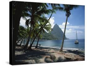 Pitons, St. Lucia, Windward Islands, West Indies, Caribbean, Central America-Harding Robert-Stretched Canvas