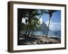 Pitons, St. Lucia, Windward Islands, West Indies, Caribbean, Central America-Harding Robert-Framed Photographic Print