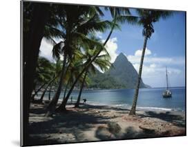 Pitons, St. Lucia, Windward Islands, West Indies, Caribbean, Central America-Harding Robert-Mounted Photographic Print