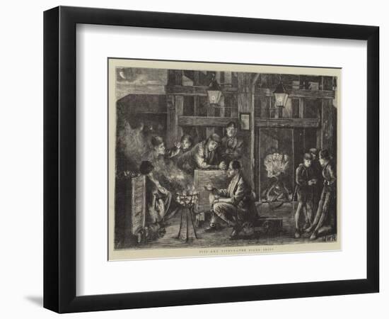 Pits and Pitmen, the Night Shift-Matthew White Ridley-Framed Giclee Print