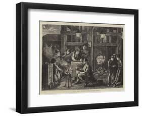 Pits and Pitmen, the Night Shift-Matthew White Ridley-Framed Giclee Print