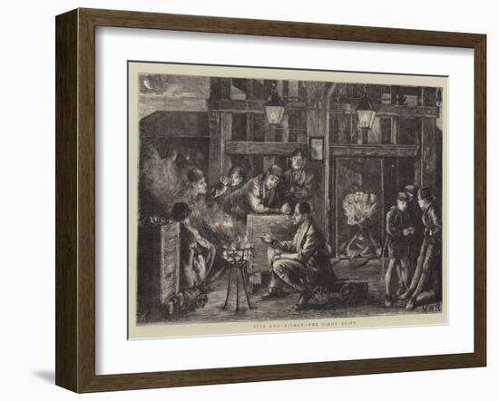 Pits and Pitmen, the Night Shift-Matthew White Ridley-Framed Giclee Print