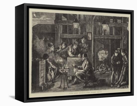 Pits and Pitmen, the Night Shift-Matthew White Ridley-Framed Stretched Canvas