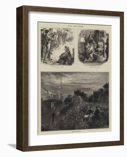 Pits and Pitmen-Matthew White Ridley-Framed Giclee Print