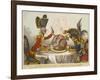 Pitt and Napoleon-James Gillray-Framed Giclee Print