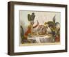 Pitt and Napoleon-James Gillray-Framed Giclee Print