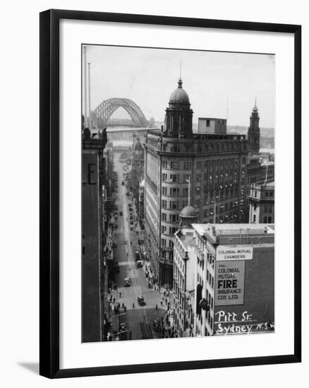 Pitt Street, Sydney, New South Wales, Australia, 1945-null-Framed Giclee Print