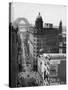 Pitt Street, Sydney, New South Wales, Australia, 1945-null-Stretched Canvas