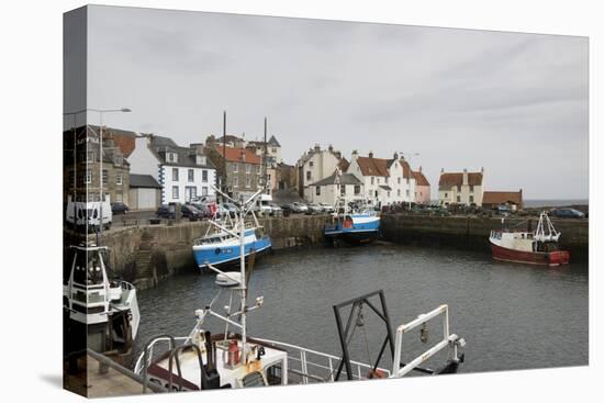 Pittenweem Harbour, Fife Coast, Scotland, United Kingdom-Nick Servian-Stretched Canvas