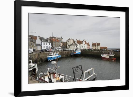 Pittenweem Harbour, Fife Coast, Scotland, United Kingdom-Nick Servian-Framed Photographic Print