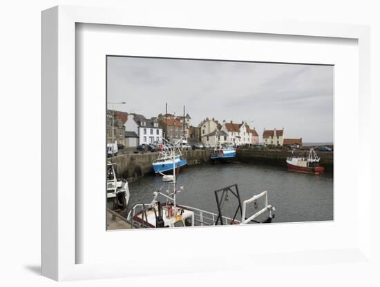 Pittenweem Harbour, Fife Coast, Scotland, United Kingdom-Nick Servian-Framed Photographic Print