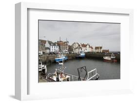 Pittenweem Harbour, Fife Coast, Scotland, United Kingdom-Nick Servian-Framed Photographic Print