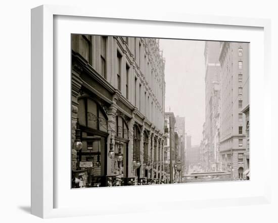 Pittsburg, Pa., Fifth Avenue, Looking North-null-Framed Photo