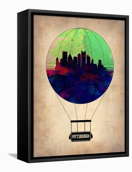 Pittsburgh Air Balloon-NaxArt-Framed Stretched Canvas