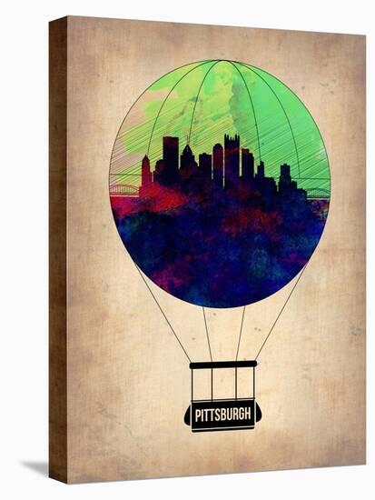 Pittsburgh Air Balloon-NaxArt-Stretched Canvas