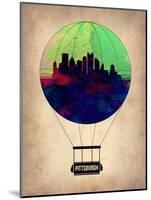 Pittsburgh Air Balloon-NaxArt-Mounted Art Print