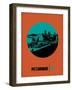 Pittsburgh Circle Poster 1-NaxArt-Framed Art Print