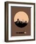 Pittsburgh Circle Poster 2-NaxArt-Framed Art Print