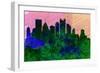 Pittsburgh City Skyline-NaxArt-Framed Art Print