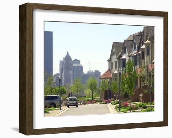 Pittsburgh Housing-Keith Srakocic-Framed Premium Photographic Print