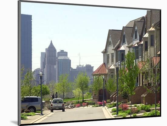 Pittsburgh Housing-Keith Srakocic-Mounted Photographic Print